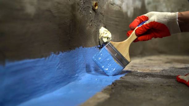 Commercial Waterproofing project at a Remington, IN business property by SJ Waterproofing Pros